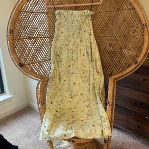 NWT H&M floral strapless midi/maxi dress